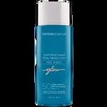 Colorescience Sunforgettable® Total Protection™ Face Shield Glow SPF 50 blue bottle shown in gallery position 1 with silver cap