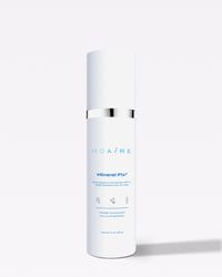 Mineral Fix³ Sunscreen bottle with silver band standing upright on white background gallery position 1